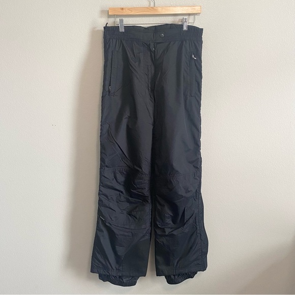 Obermeyer Black Mid Rise Insulated Cinch Ankle Snow Ski Pants Size Women's 10 - Picture 1 of 6